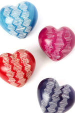 Set of Four Heartbeat Soapstone Keepsake Hearts Default Title