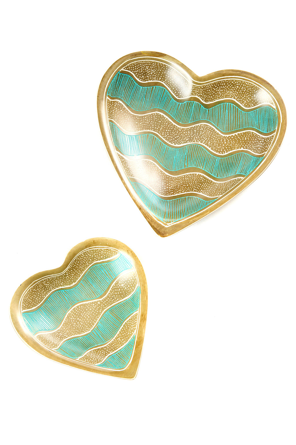 Winding Waterways Heart-Shaped Soapstone Dish Set Default Title