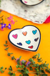 Kenyan Soapstone <i>Love is Love</i> Small Heart Dish Default Title