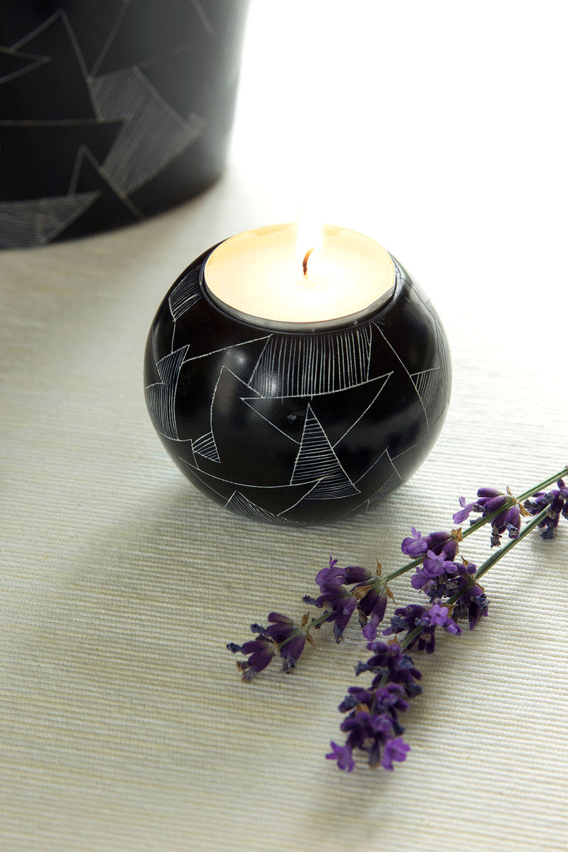 Dragonglass Soapstone Tealight Candle Holder Default Title