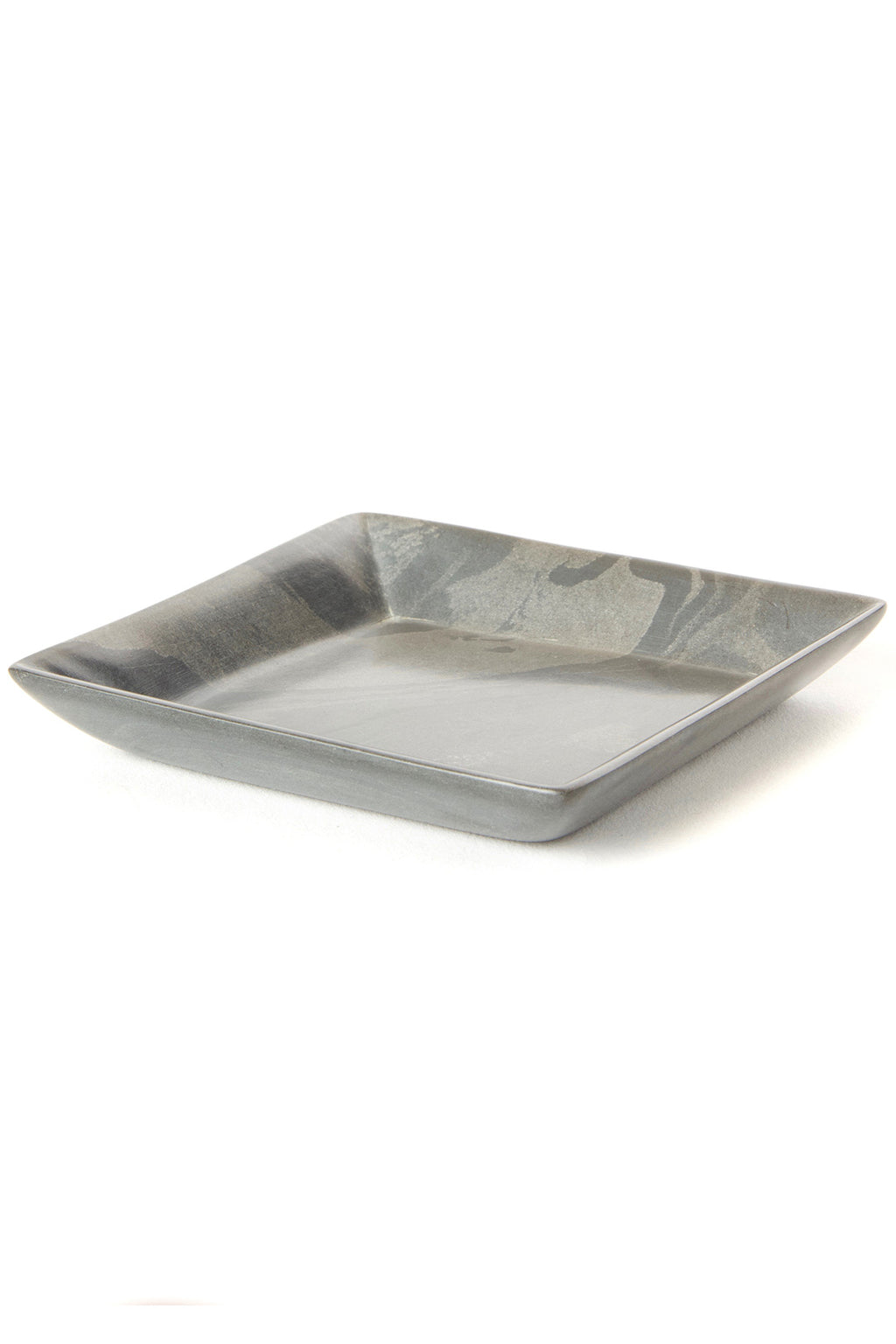 Dove Gray Soapstone Square Dish Default Title