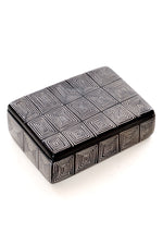 Segou Squares Mudcloth Rectangular Soapstone Desktop Box