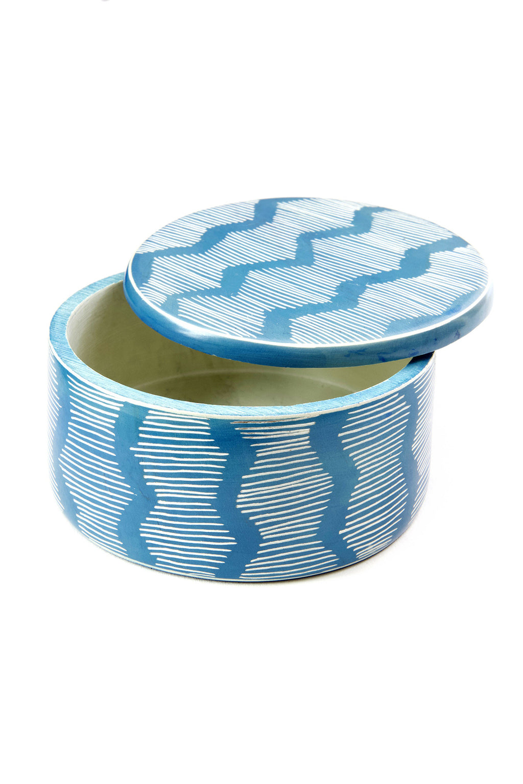 Blue Fine Line Soapstone Desktop Boxes KCC9G Medium Box