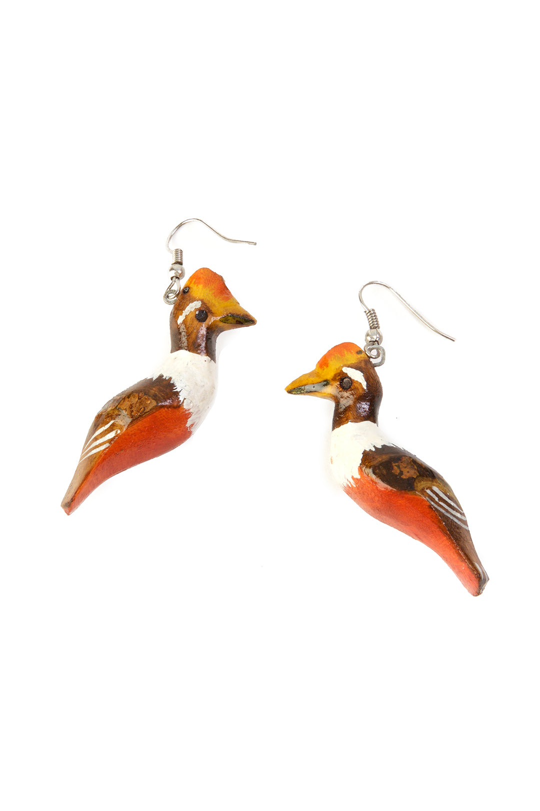 Assorted Kenyan Wooden Bird Earrings