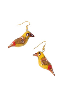 Assorted Kenyan Wooden Bird Earrings