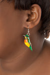 Assorted Kenyan Wooden Bird Earrings