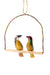 Double Kenyan Bird Swing Decoration - Assorted