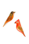Set of Four Bird Magnets - Assorted