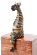 Kenyan Jacaranda Ledge Lounger Zebras