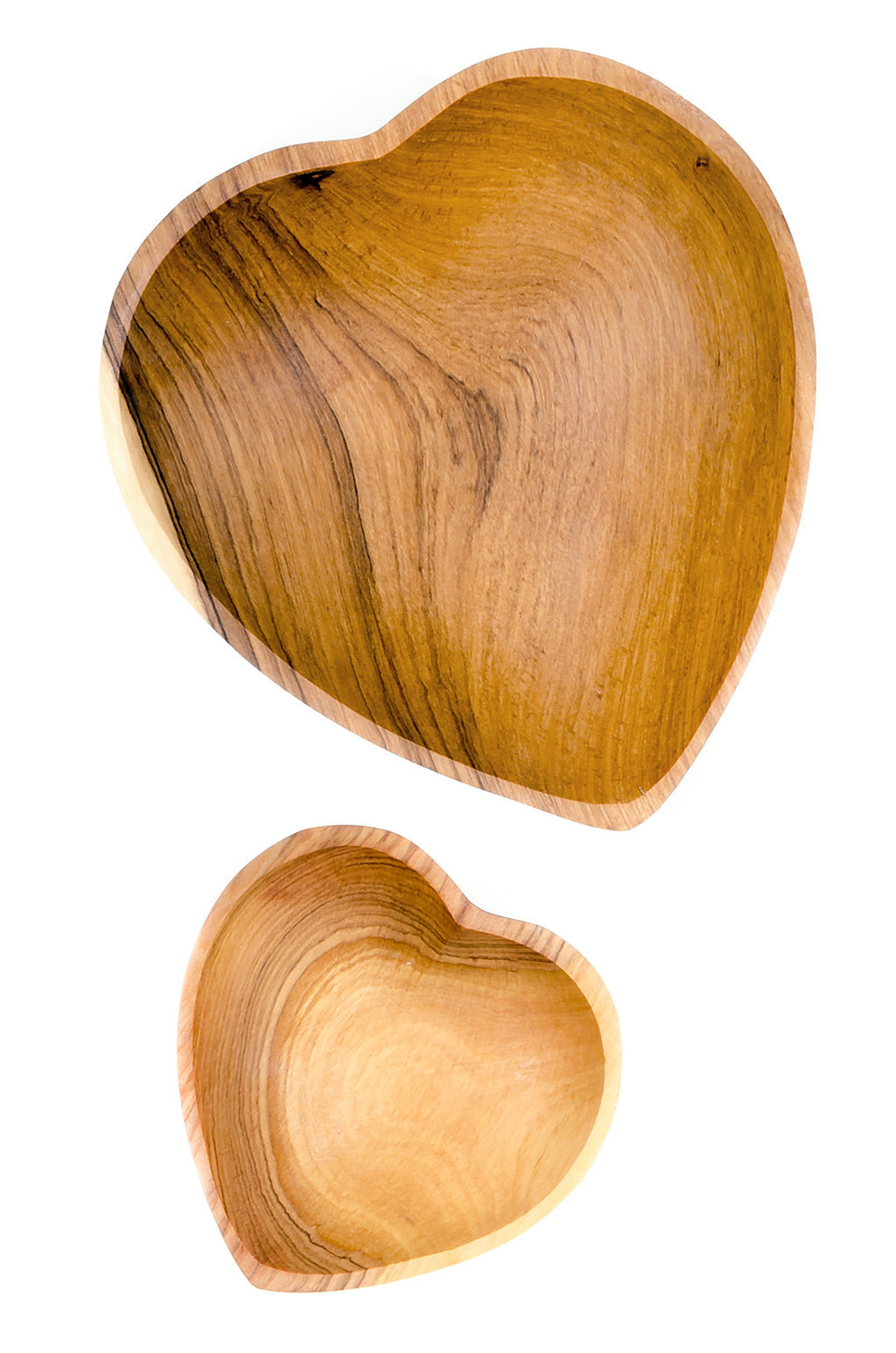 Wild Olive Wood Heart Shaped Bowls KEL5A  Small Heart Bowl