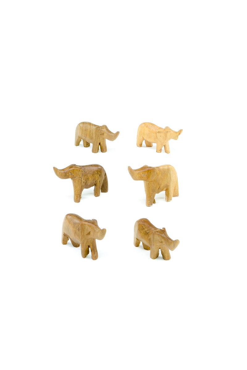 Dozen Miniature Jacaranda Elephants