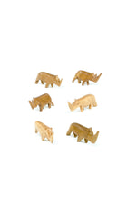 Dozen Miniature Jacaranda Rhinos