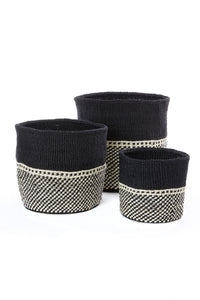 Set of Three Mwende Sisal Nesting Baskets