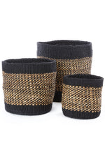 Set of Three Kitonga Sisal Nesting Baskets