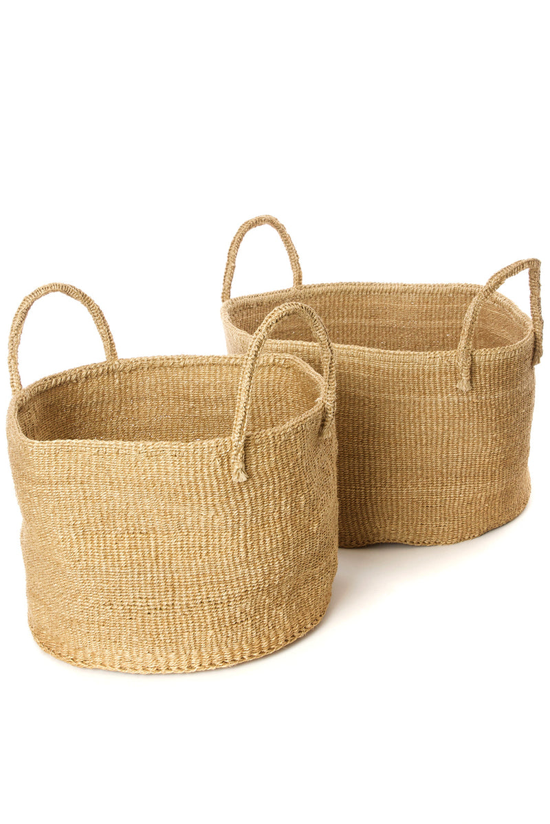 Kitui Sand Sisal Kamba Floor Basket