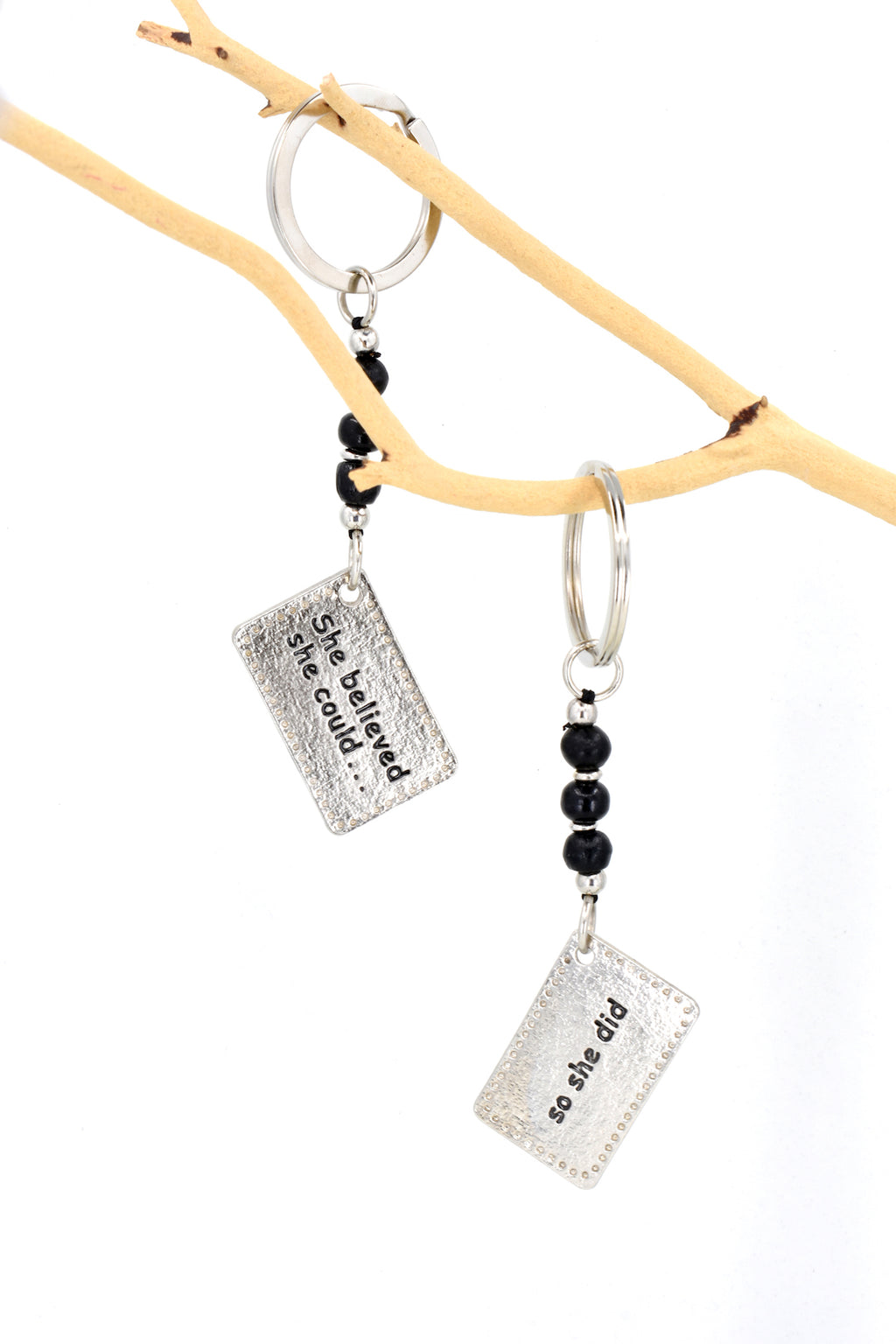 Set of 6 <i>She Believed She Could</i> Keychains