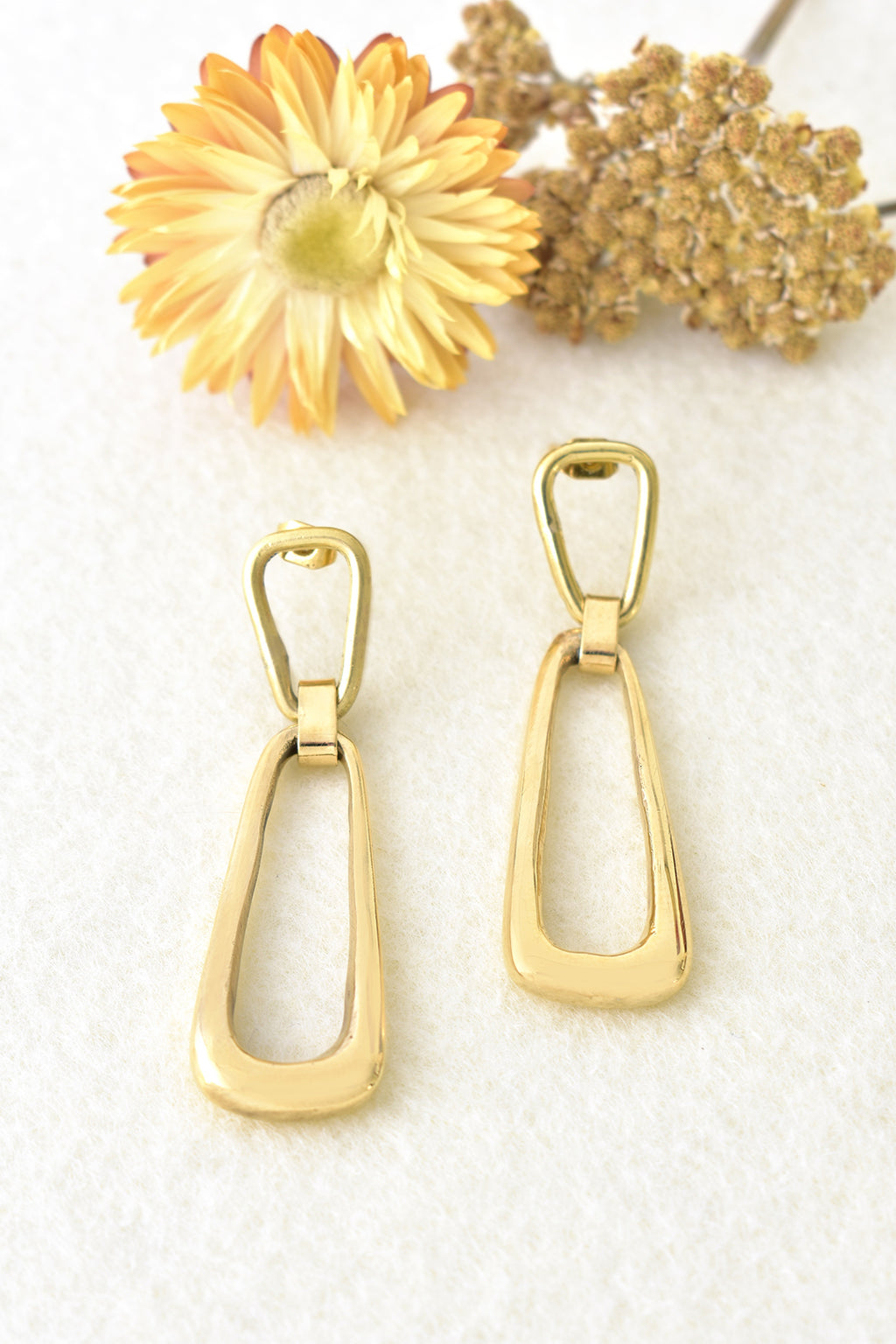 Kenyan Brass Kindred Earrings