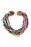 Potpourri Multi-Strand Zulugrass & Acacia Wood Bracelet Default Title
