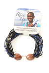 <i>Rise Up</i> Multi-Strand Zulugrass & Acacia Wood Cause Bracelet Default Title