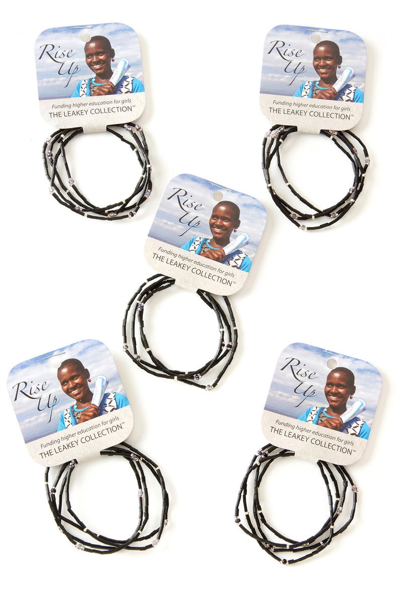 The Leakey Collection Set of 5 <i>Rise Up</i> Zulugrass Strands Default Title