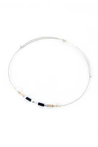 Great Migration Zulugrass Silver Sliding Bracelet