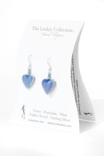 The Leakey Collection Follow Your Heart Porcelain Earrings