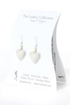 The Leakey Collection Heart & Soul Porcelain Earrings Default Title