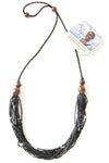 <i>Rise Up</i> Multi-Strand Zulugrass & Acacia Wood Cause Necklace