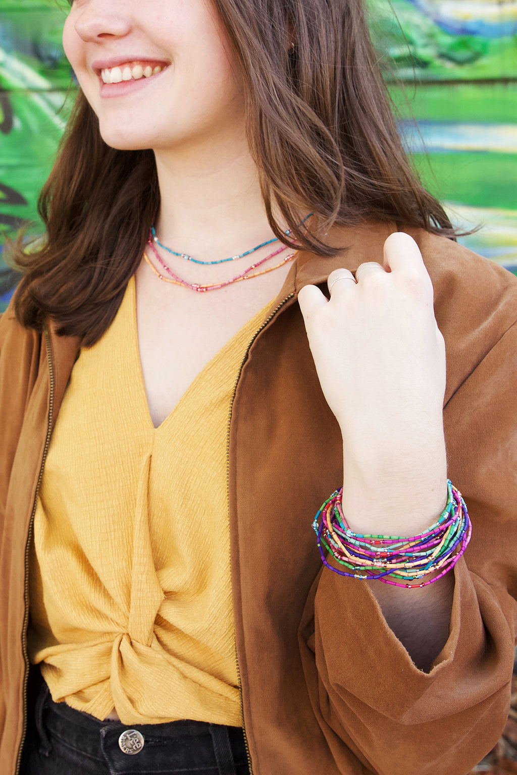 The Leakey Collection <i>Savanna Songbird</i> Set/6 Zulugrass Strands Default Title