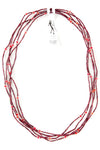 Set/5 Burgundy 26" Zulugrass Single Strands from The Leakey Collection