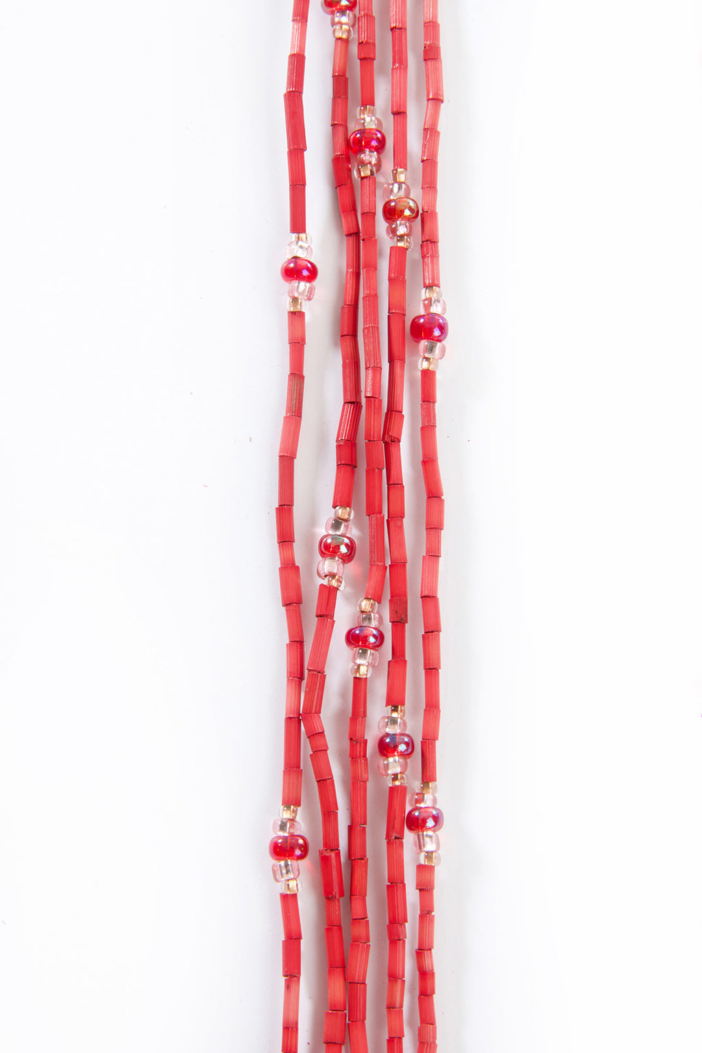 Set/5 Red 26" Zulugrass Single Strands from The Leakey Collection Default Title