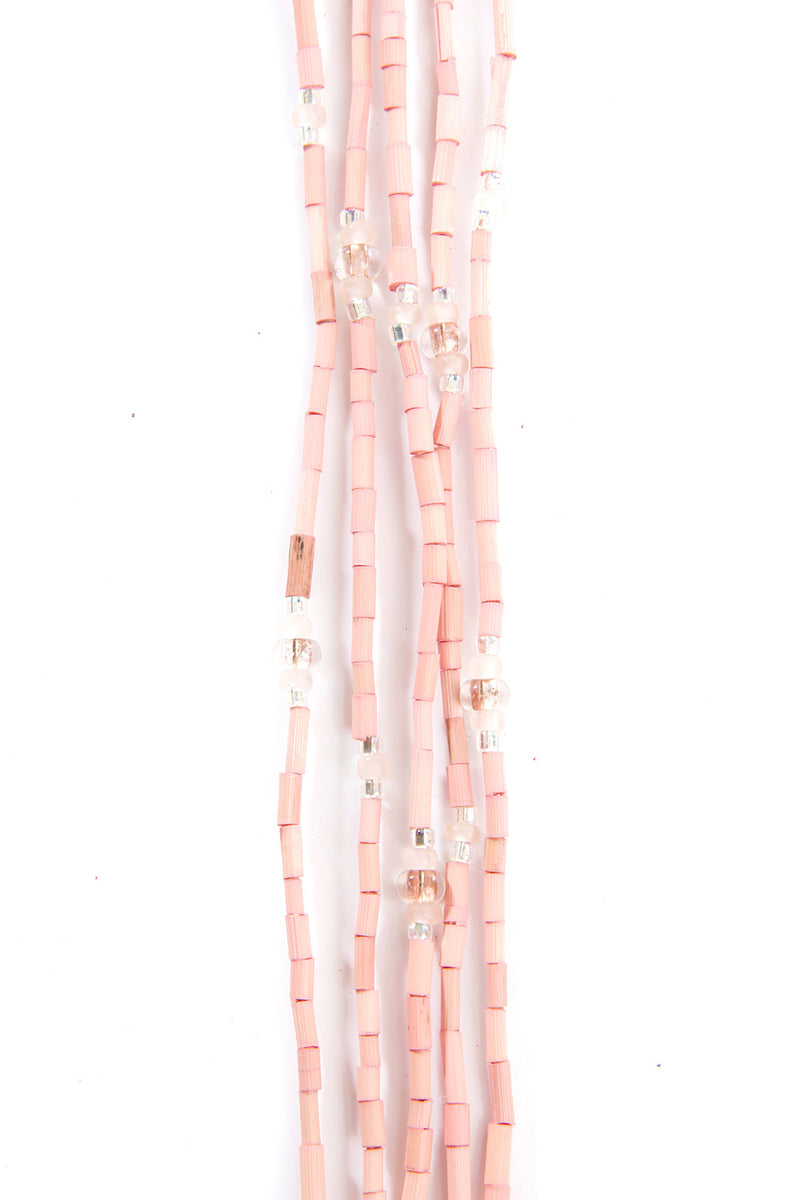 Set/5 Rose Pink 26" Zulugrass Single Strands from The Leakey Collection Default Title