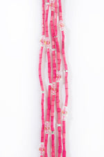 Set/5 Hot Pink 26" Zulugrass Single Strands from The Leakey Collection Default Title
