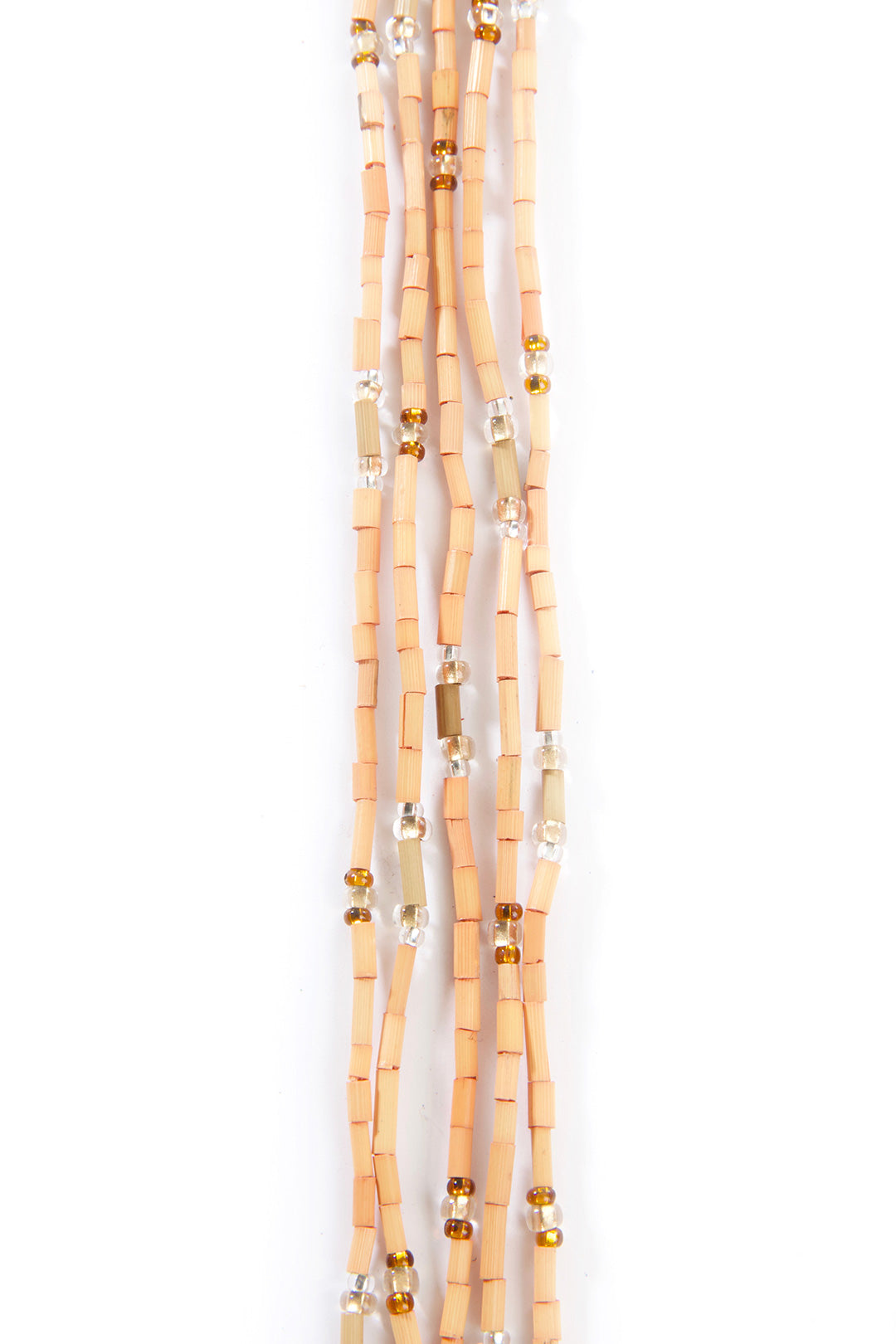 Set/5 Light Orange 26" Zulugrass Single Strands from The Leakey Collection Default Title