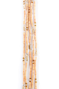 Set/5 Light Orange 26" Zulugrass Single Strands from The Leakey Collection Default Title