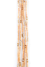 Set/5 Light Orange 26" Zulugrass Single Strands from The Leakey Collection Default Title