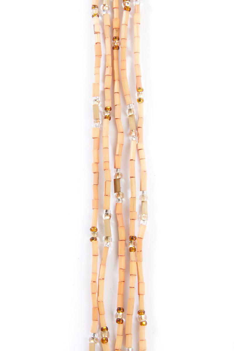Set/5 Light Orange 26" Zulugrass Single Strands from The Leakey Collection Default Title