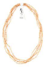 Set/5 Light Orange 26" Zulugrass Single Strands from The Leakey Collection Default Title