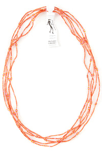 Set/5 Orange 26" Zulugrass Single Strands from The Leakey Collection Default Title