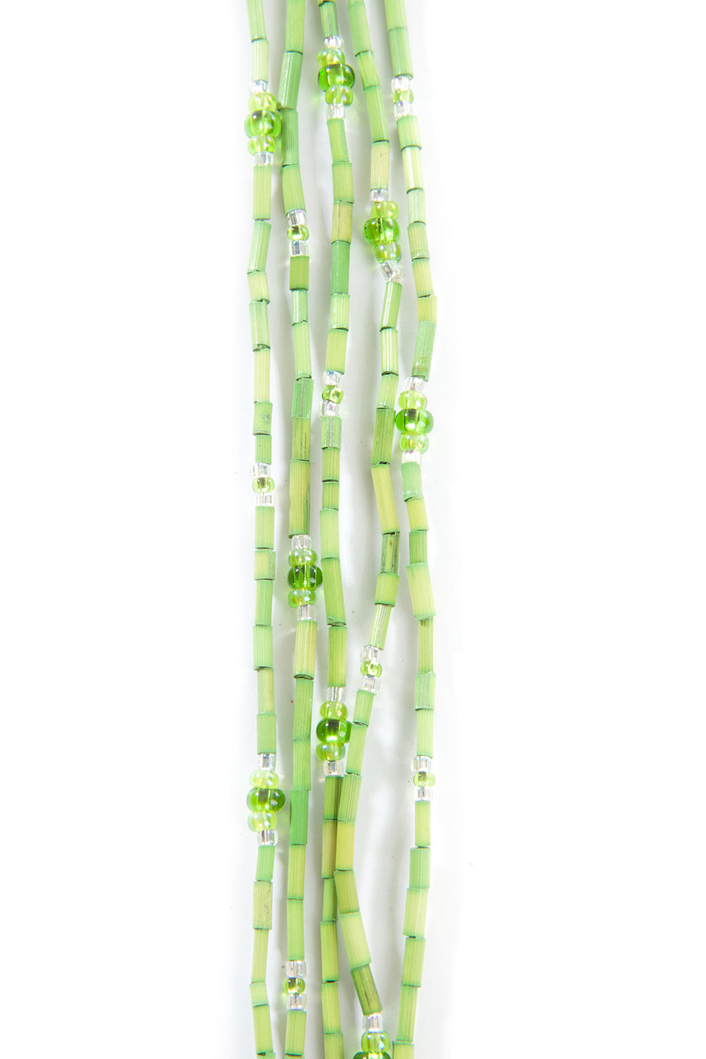 Set/5 Lime 26" Zulugrass Single Strands from The Leakey Collection Default Title