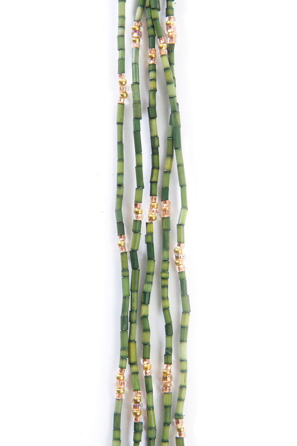 Set/5 Forest Green 26" Zulugrass Single Strands from The Leakey Collection Default Title