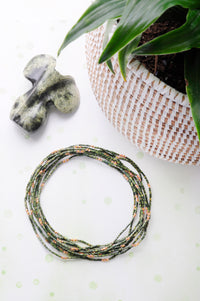 Set/5 Forest Green 26" Zulugrass Single Strands from The Leakey Collection Default Title