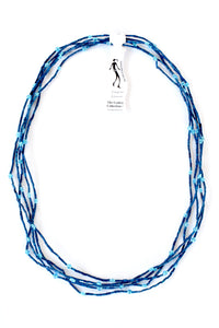 Set/5 Cerulean Blue 26" Zulugrass Single Strands from The Leakey Collection‚Äö√ë¬¢ Default Title