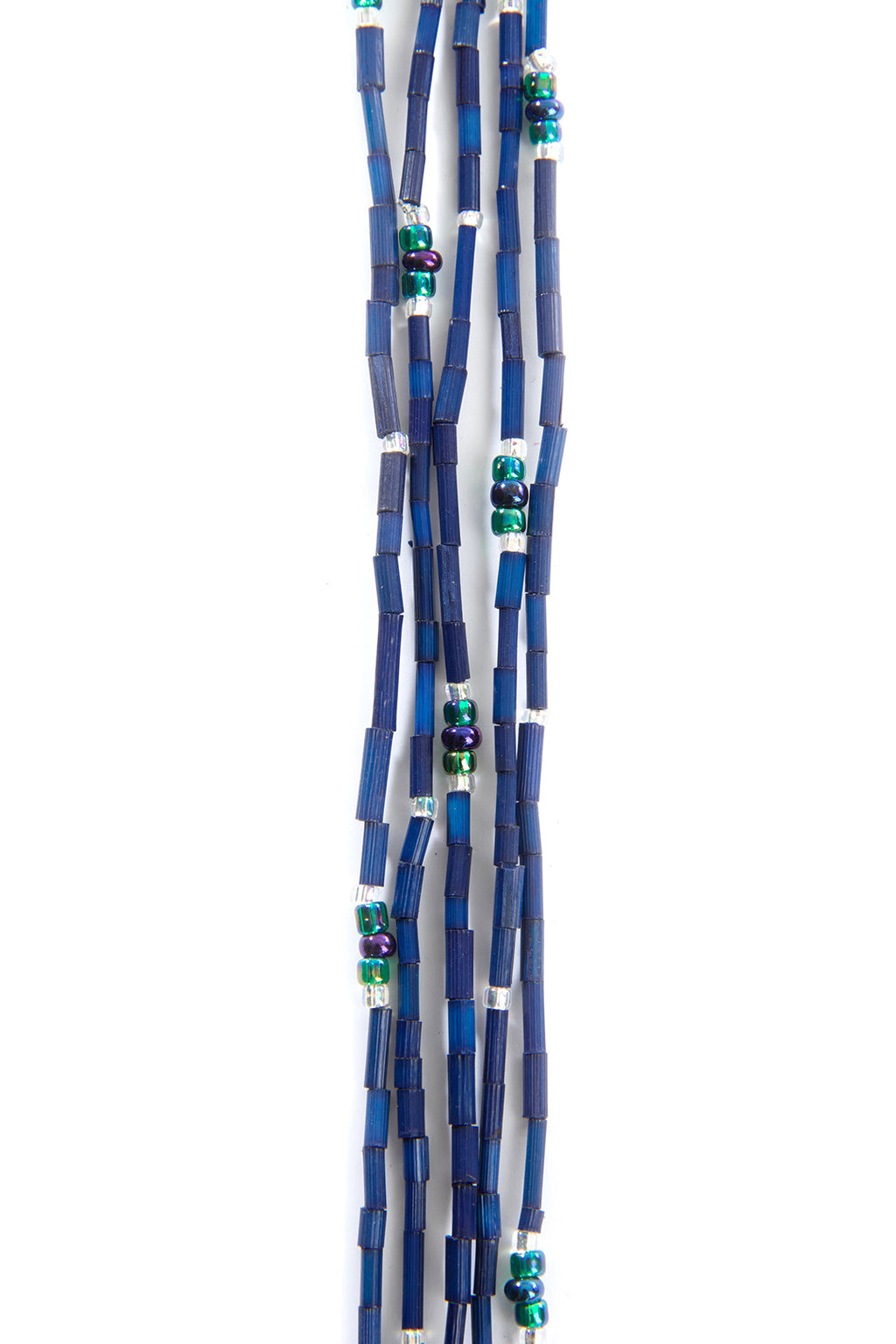 Set/5 Navy Blue 26" Zulugrass Single Strands from The Leakey Collection Default Title