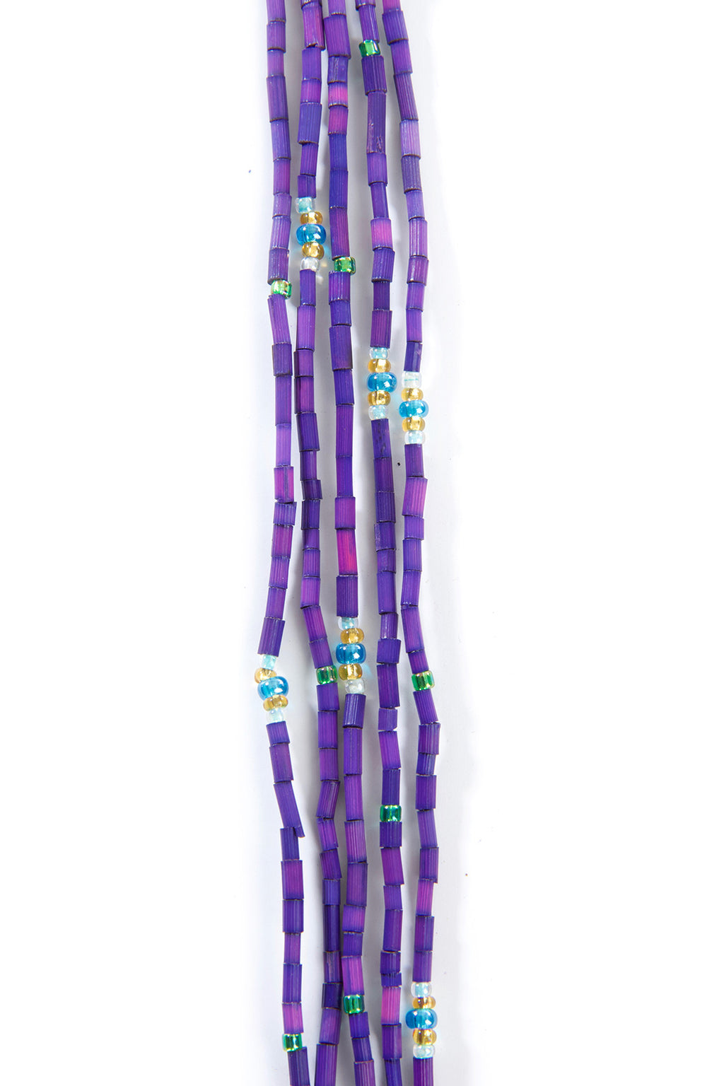 Set/5 Dark Purple 26" Zulugrass Single Strands from The Leakey Collection Default Title