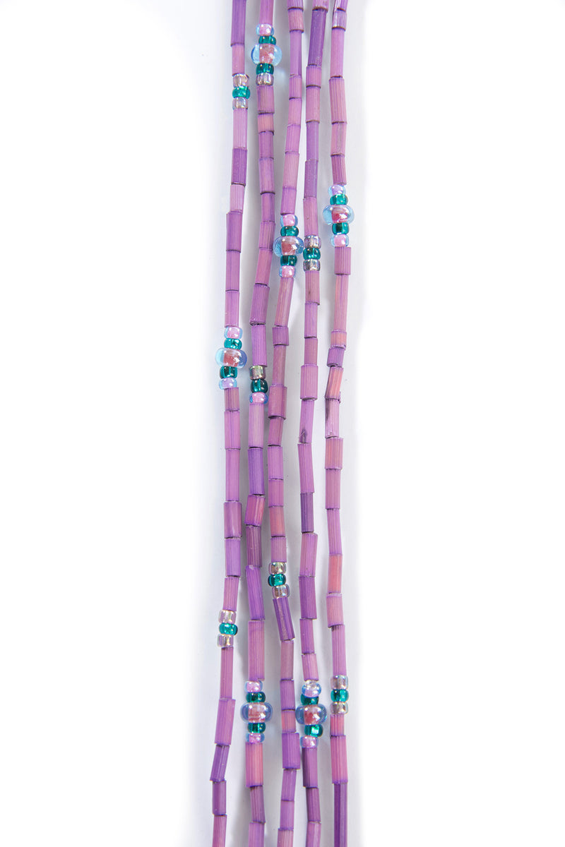 Set/5 Light Fuchsia 26" Zulugrass Single Strands from The Leakey Collection