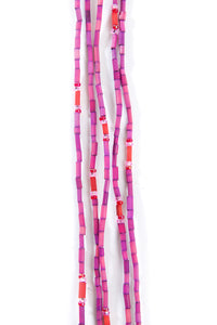 Set/5 Bright Fuchsia 26" Zulugrass Single Strands from The Leakey Collection Default Title