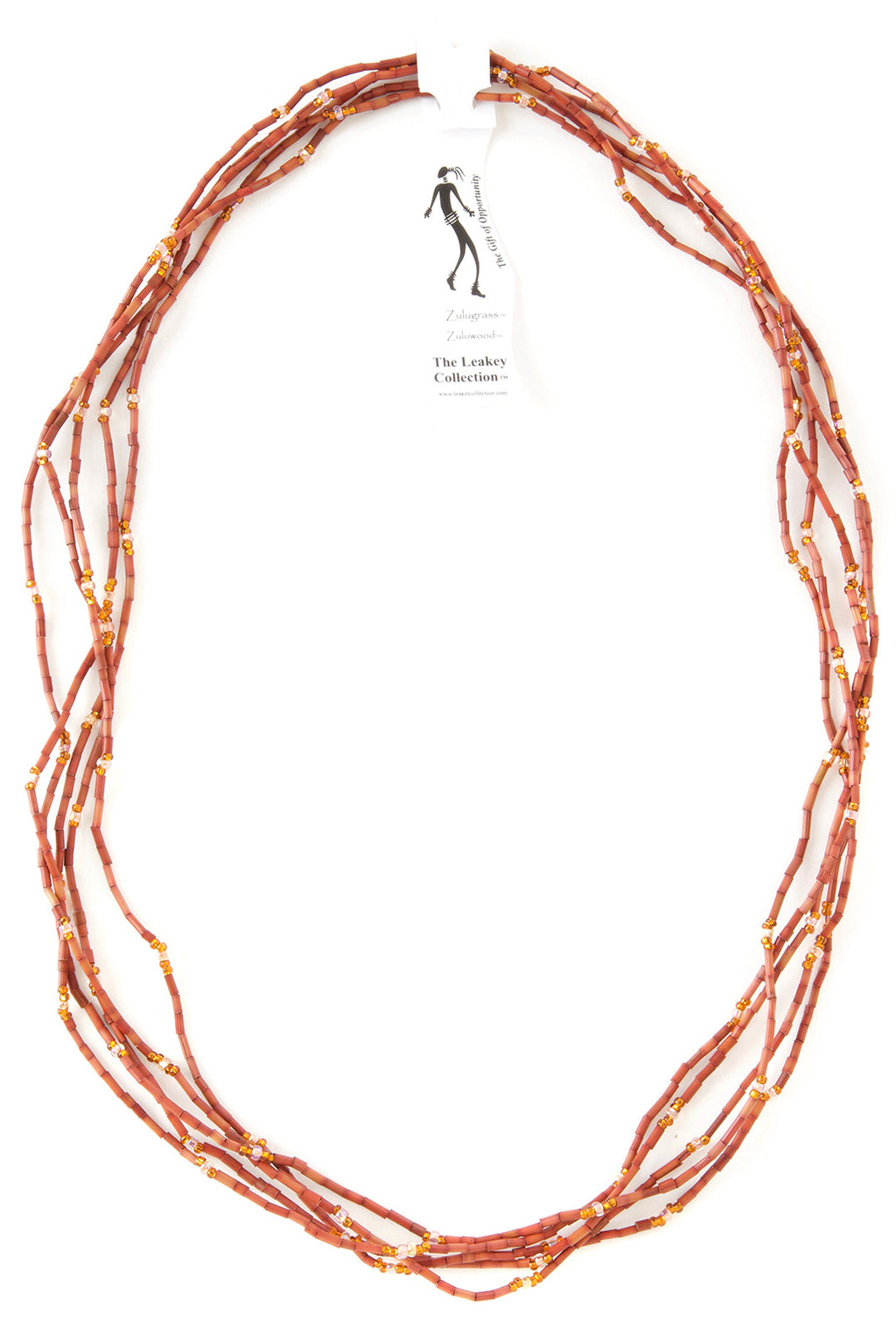 Set/5 Copper 26" Zulugrass Single Strands from The Leakey Collection Default Title