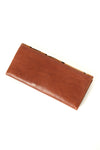 Brown Mudcloth & Leather Women's Wallet