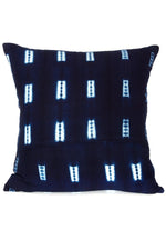 Malian Decorative Indigo Pillow with Optional Insert MALI-61A  Pillow Cover Only